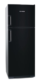 Heladera Koh-i-noor KHD43/7 negro mate con freezer 413L 220V